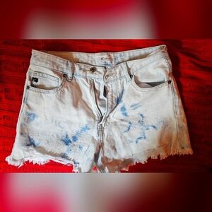 KANCAN Women's Distressed Denim Shorts SIZE LARGE